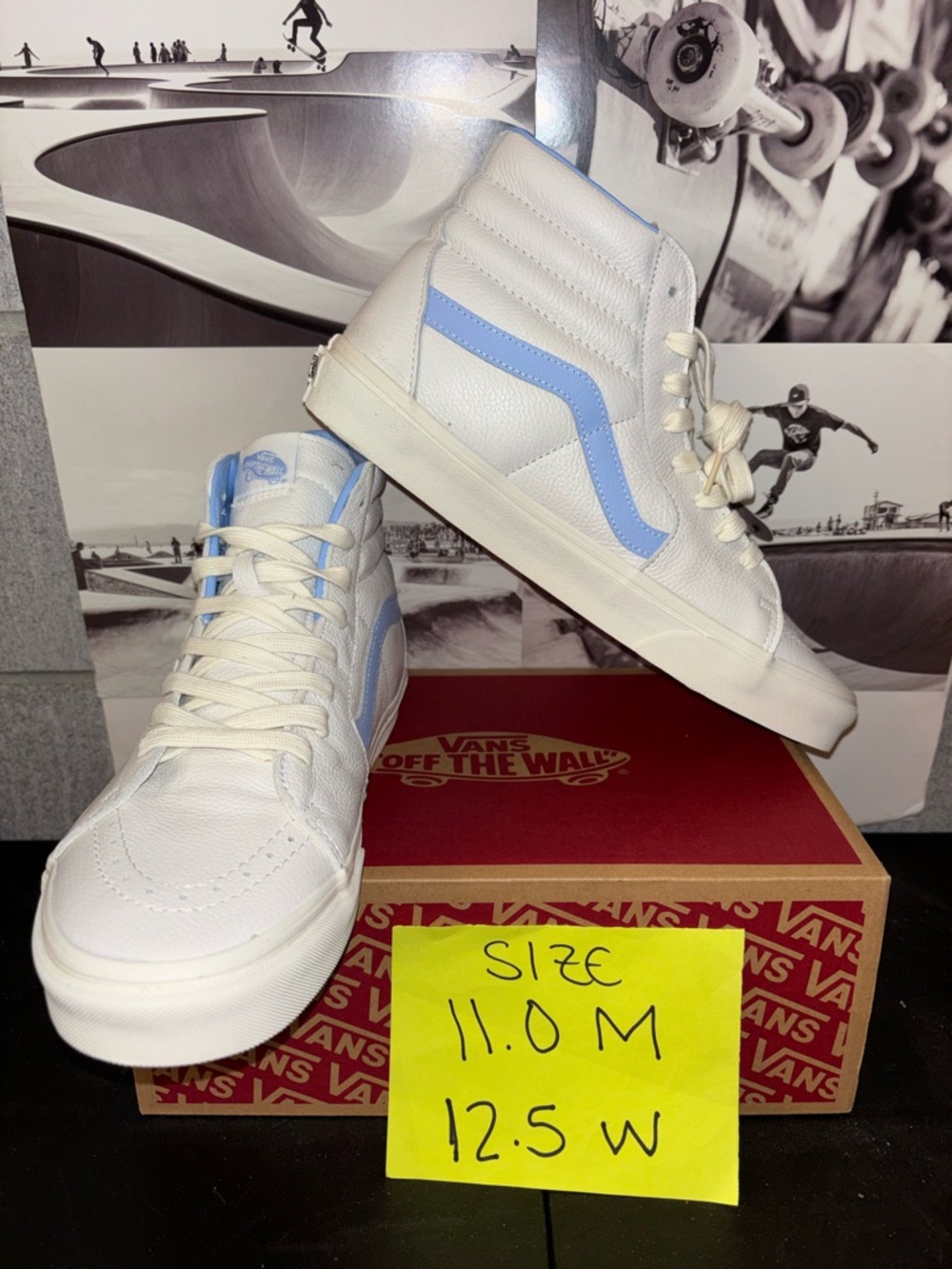 Vans Sk8-Hi Leather sz 11.0 Men’s